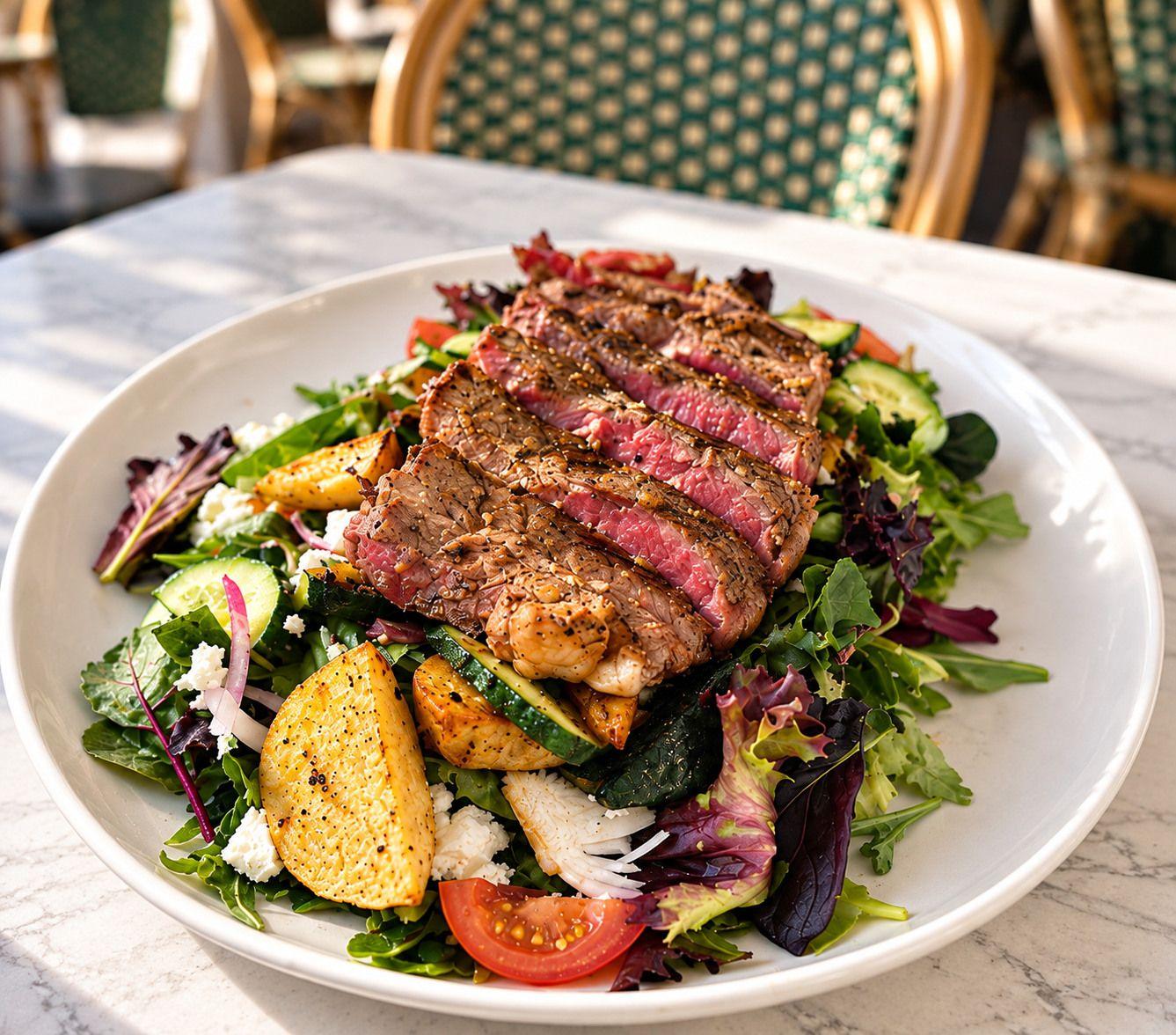 WARM STEAK SALAD